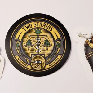 2Strains Sticker ($1 Donation to MAPS)